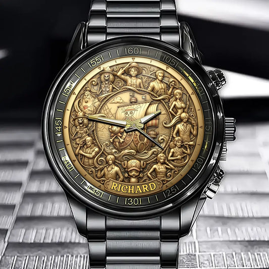 Personalized Ocean Adventure Pirate Crew Watch – Custom Name Ready for the Journey