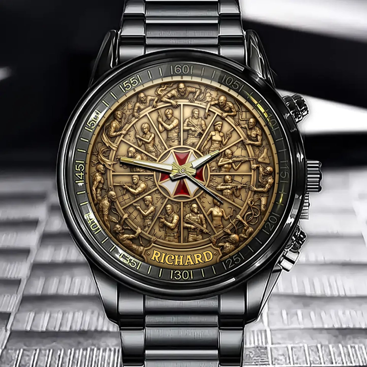 Personalized Last Stand Survivor Crest Watch– Custom Name Join This Post-Apocalyptic Adventure