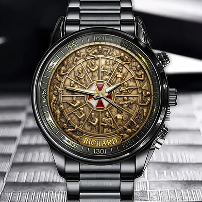 Personalized Last Stand Survivor Crest Watch– Custom Name Join This Post-Apocalyptic Adventure